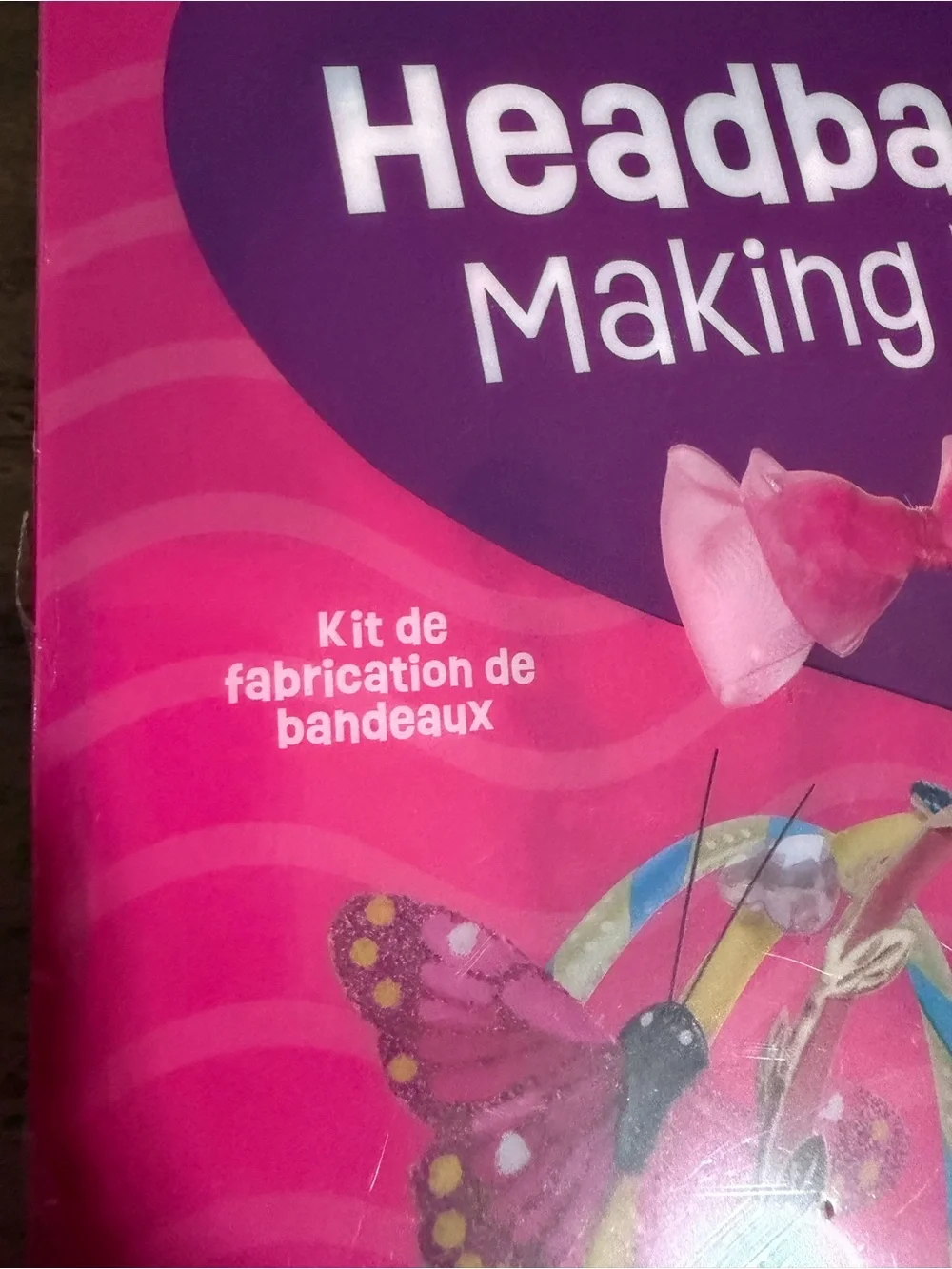 Pretty Me DIY Headband Making Kit - Pink Floral. Make 10 headbands